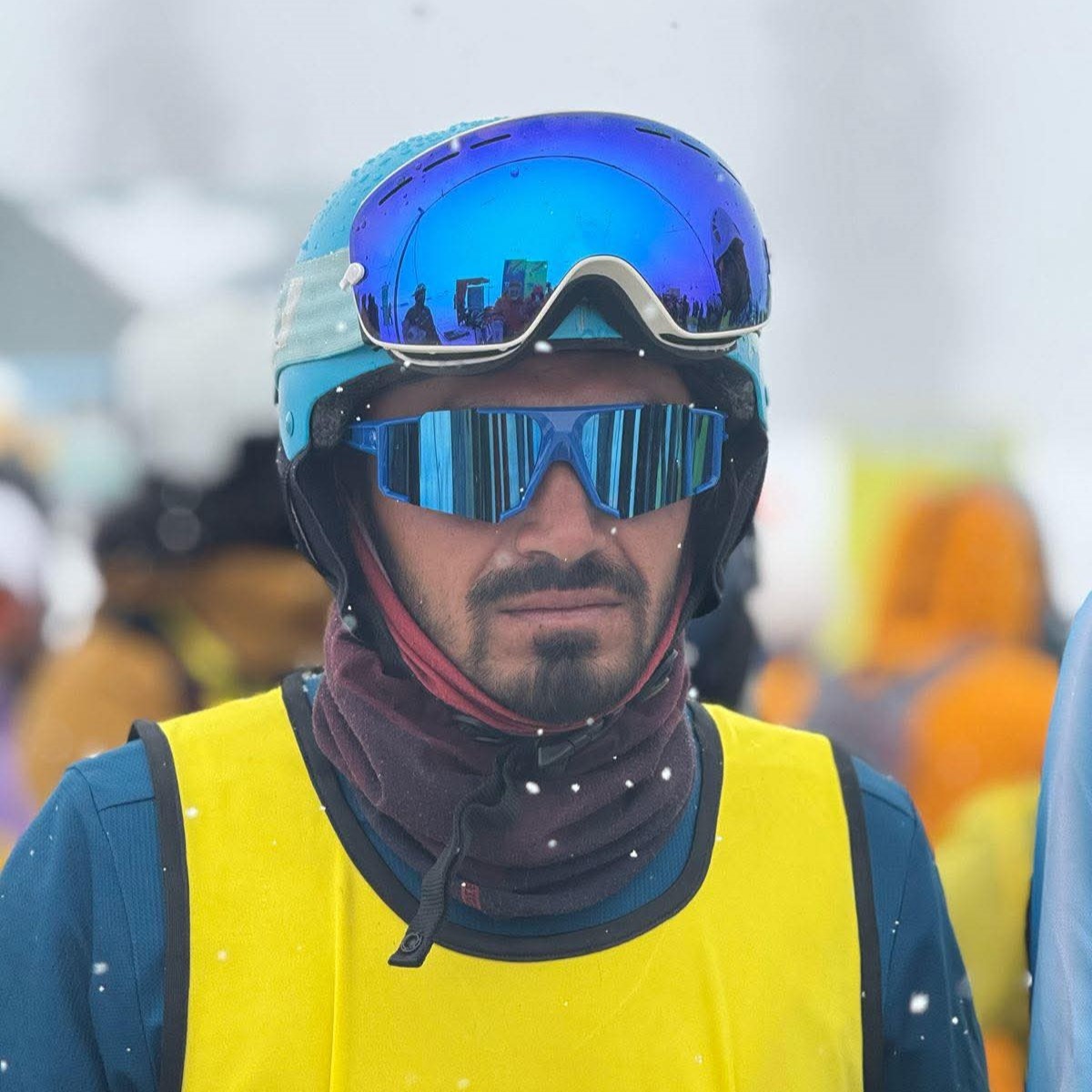 Hemant Bhandari- instructor at auli skiing school